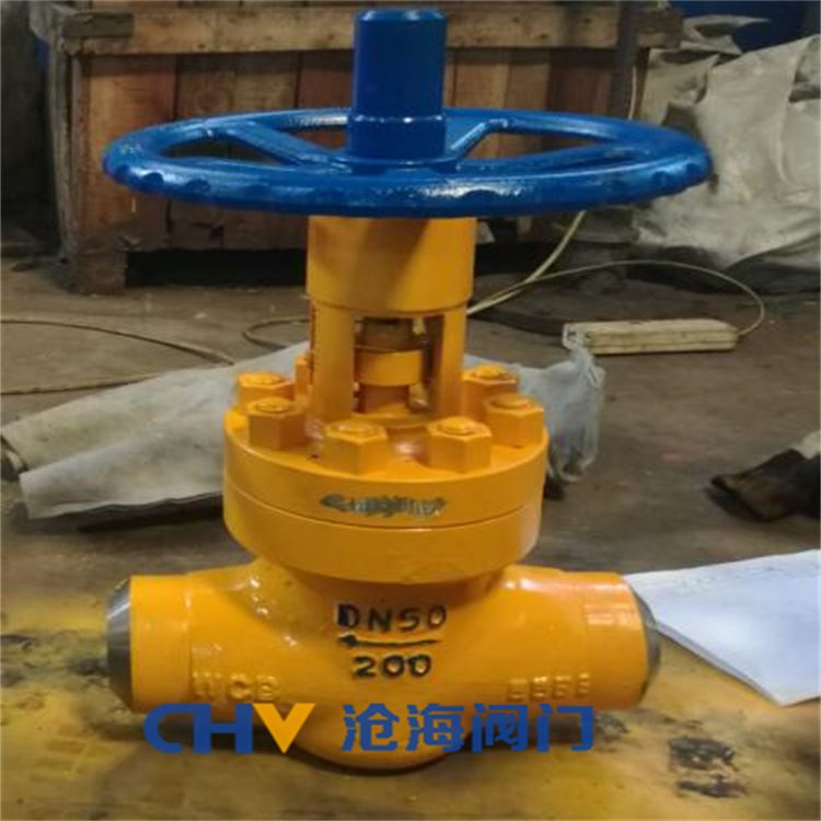 CHVJ沧海SJQ66H-250平衡式高压焊接节流截止阀